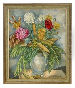 Still Life With Flowers by Georges Cherkesov