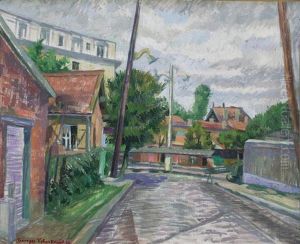 Rue De Banlieue by Georges Cherkesov