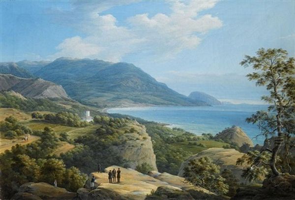 View Of Orianda On The Southern Shores Of The Crimea - view 1