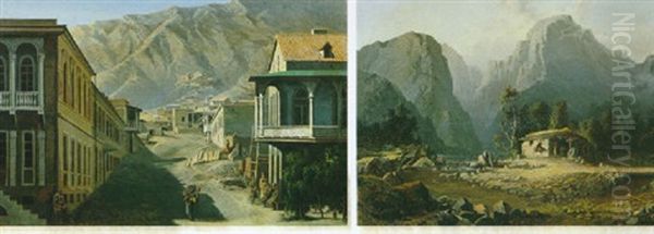 Le Monastere Saint David A Tiflis - view 1