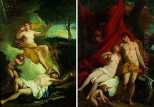 Diane Et Endymion (+ Venus Et Adonis; Pair) by Louis Cheron