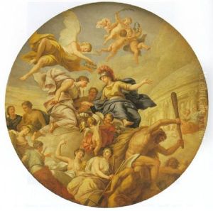 The Triumph Of Peace by Louis Cheron