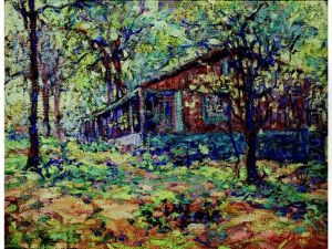 House In Forest Landscape House In Forest Landscape