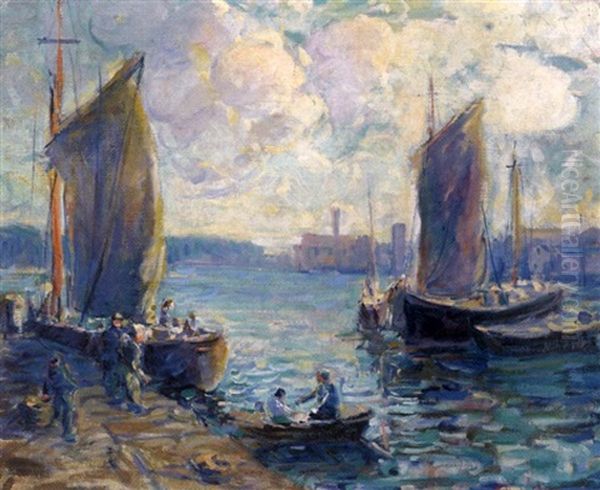 Boats At Provencetown - view 1