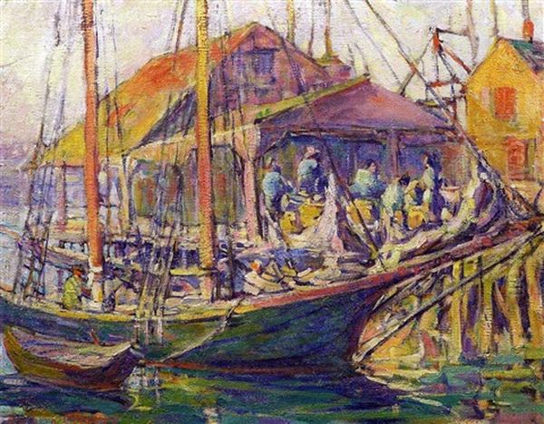 Gloucester Harbour Scene - view 1