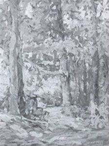 Sunlit Forest by Kathryn E. Bard Cherry