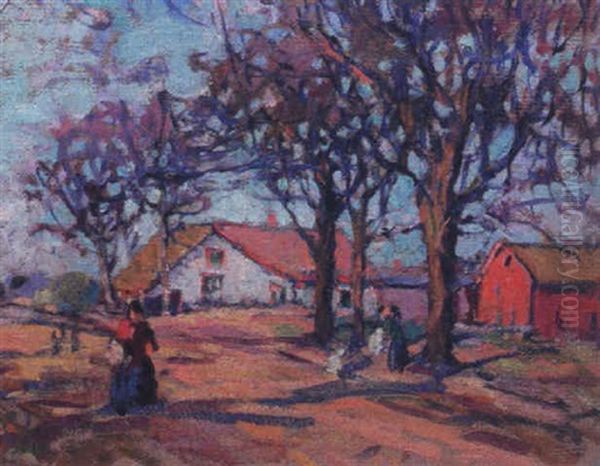 Landscape With House And Figures - view 1
