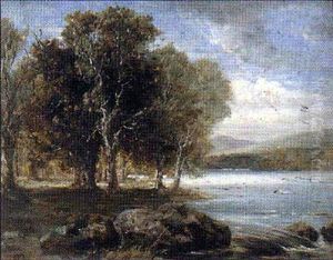 Trees On A Riverbank Trees On A Riverbank