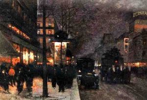 Night Lights by Ernest-Jean Chevalier