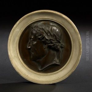 Portrait Of Gioacchino Rossini by Jacques Marie Hyacinthe Chevalier