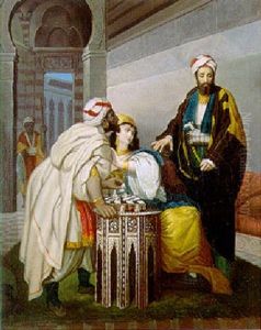The Chess Game by Nicholas Chevalier