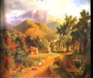 The Buffalo Ranges, Victoria by Nicholas Chevalier