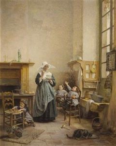 Die Kinderfutterung Im Kloster