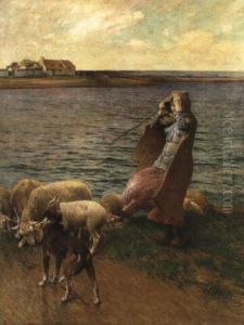 A Wind-swept Shepherdess A Wind-swept Shepherdess