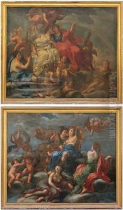 Allegories Des Vertus (pair)