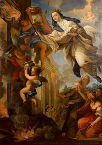 The Miracle Of The Blessed Mafalda by Giuseppe Bartolomeo Chiari