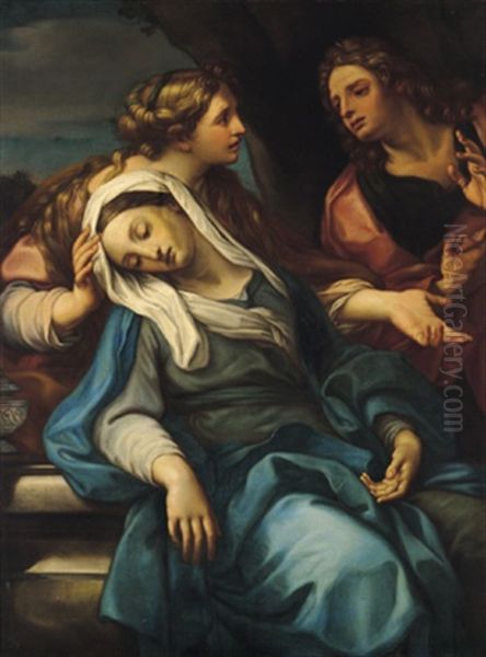 La Madonna Addolorata Confortata Da Una Pia Donna E Da San Giovanni Evangelista - view 1