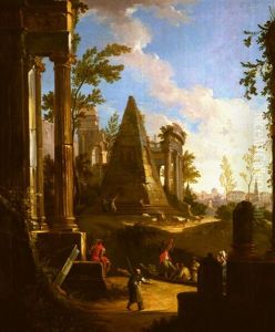 Paysage Imaginaire Avec Des Ruines