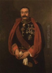 Retrato De Caballero by Eduardo Chicharro Y Aguera