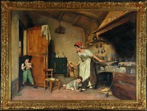 Der Maskenscherz by Gaetano Chierici