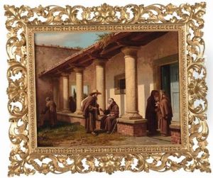 Frati Nel Chiostro