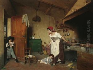 Der Maskenscherz by Gaetano Chierici