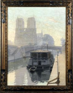 Vue De Notre Dame De Paris by Wilhelm Andersen