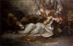 Le Songe D'athalie by Francois Nicolas Chifflart