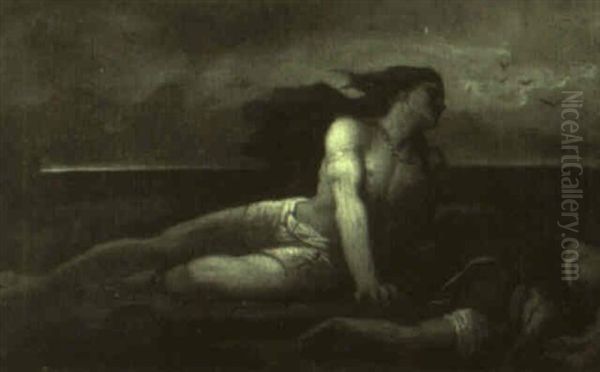 Two Male Figures In A Landscape - view 1