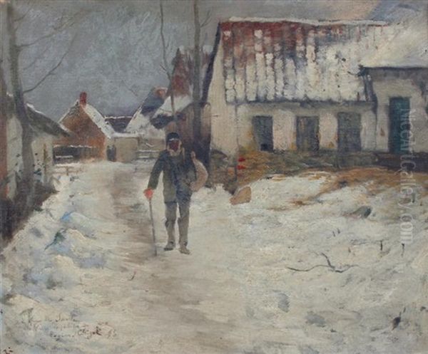 Village Anime Sous La Neige - view 1