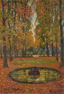 Herbstlicher Park Herbstlicher Park