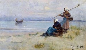 Femmes De Pecheurs Scrutant L'horizon Femmes De Pecheurs Scrutant L'horizon