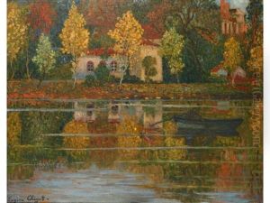 Le Sevre Nantaise Clisson by Eugene Chigot