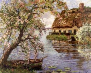 Lavandiere Au Printemps