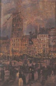Soir De Fete Dur La Place Jean Bart A Dunkerque