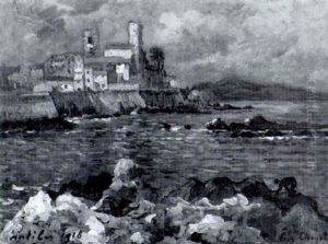 Antibes by Eugene Chigot