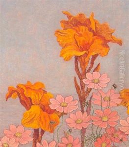 Wild Flowers In Autumn by Takashima Chiharu