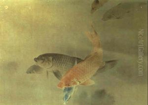 Karpfen In Teich by Tachika Chikuson