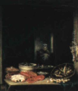 The Fishmonger's Stall by Elias Childe