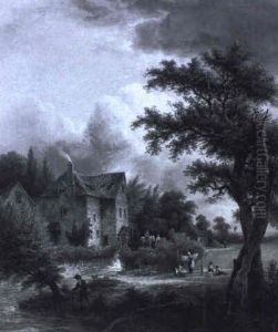The Old Mill At Rye, Sussex by Elias Childe