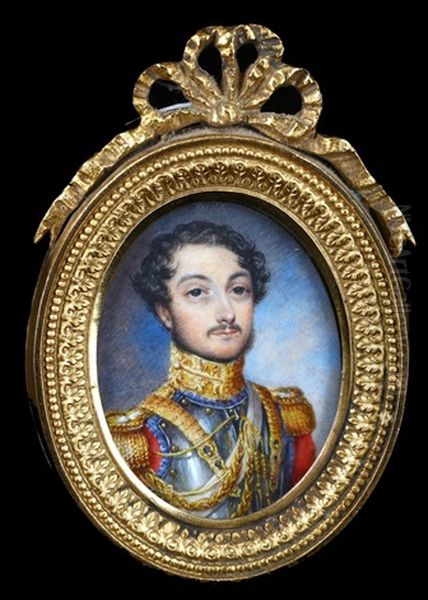 Portrait Of A Gentleman In High Ranking Uniform, Possibly Prince Albert Of Saxe-coberg And Gotha, The Prince Consort - view 1