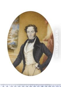 Henry Lannoy Hunter (1802-1876) And His Wife, Charlotte Octavia Codrington (d.1895) (pair)