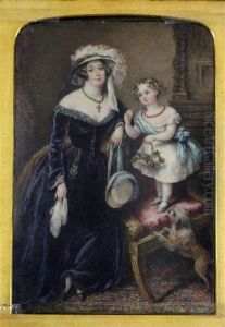 Mrs. Gratton And Child by James Warren Childe