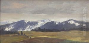 Vorfruhling Im Inntal Mit Blick Auf Hochries by Anders Anderson-Lundby