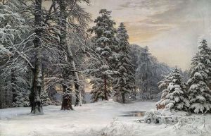 Wintrylandscape At Early Morning.