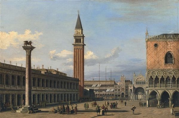 Venice, A View Of The Piazzetta - view 1