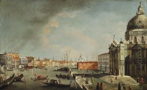 Ansicht Von Venedig Mit Santa Maria Della Salute Ansicht Von Venedig Mit Santa Maria Della Salute