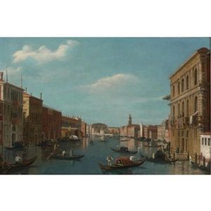 View Of The Grand Canal, Venice, Looking North-west From The Palazzo Vendramin-calergi To S. Geremia And The Palazzo Flangini View Of The Grand Canal, Venice, Looking North-west From The Palazzo Vendramin-calergi To S. Geremia And The Palazzo Flangini