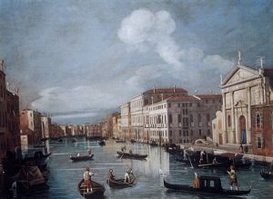 Veduta Del Canal Grande De San Stae Verso Rialto