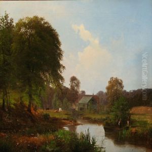 Danish Summer Idyll by Anders Anderson-Lundby